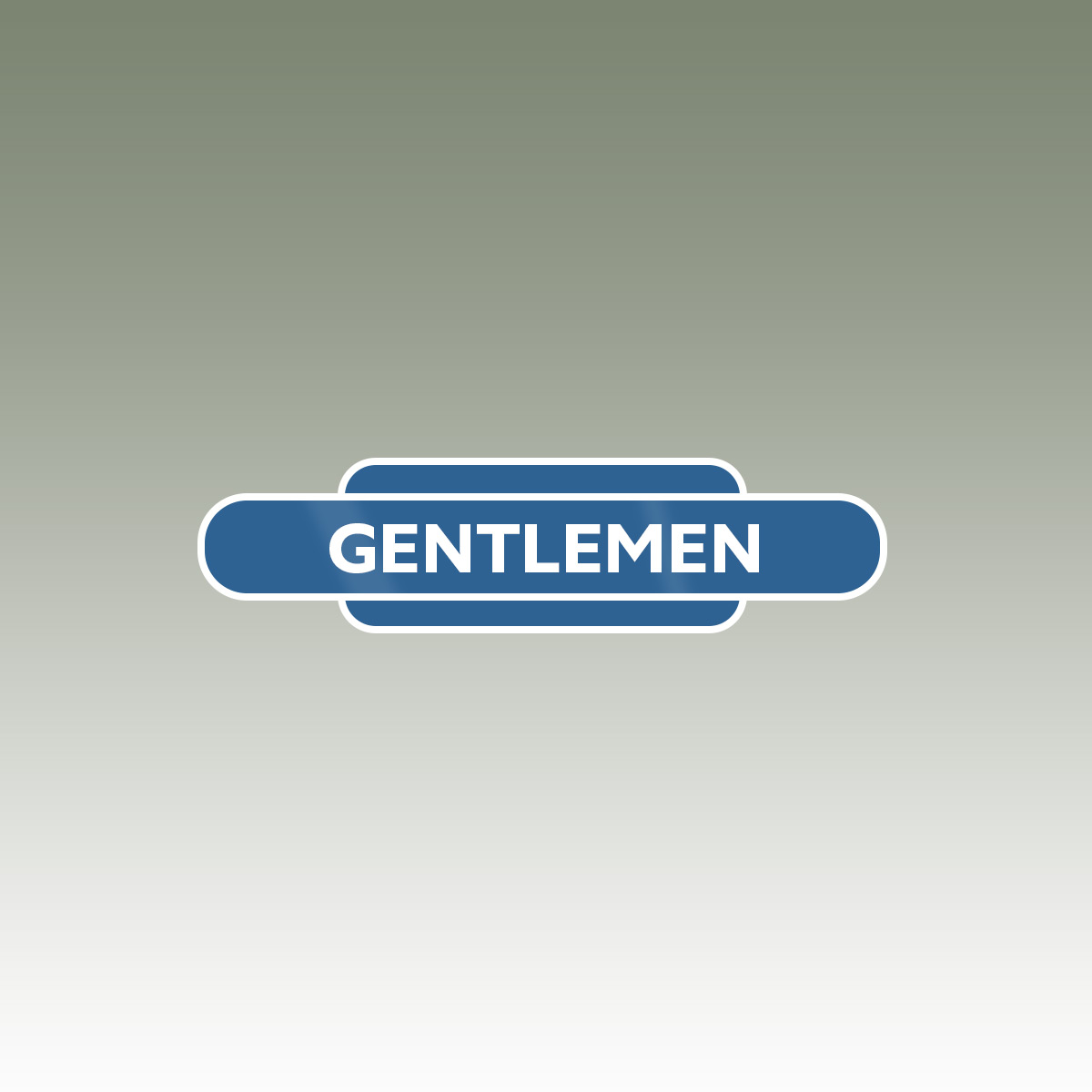 Gentlemen Sticker